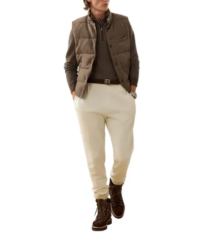 Ralph Lauren Purple Label Пуховый жилет Whitwell из шерстяной смеси - Артикул: 790982907001