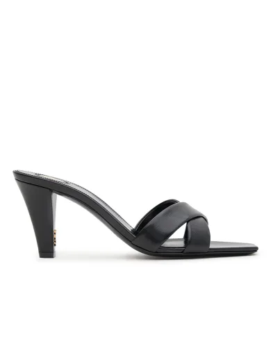 Saint Laurent Мюлі JILL з гладкої шкіри - Артикул: 825257-AACSY
