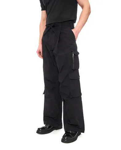 Dolce&Gabbana Брюки карго из фая - Артикул: GP15UT-HUMS8