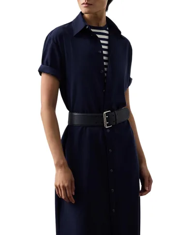 Ralph Lauren Collection Платье-рубашка Carol из шерсти - Артикул: 290P10063001
