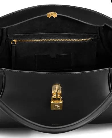 Balmain Сумка Pulse Day Medium из телячьей кожи - Артикул: HN1DB068LTEX