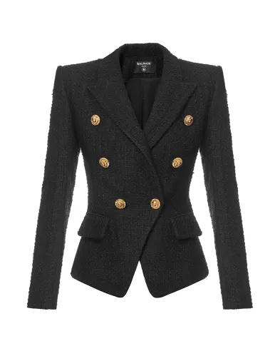 Balmain Пиджак из твида - Артикул: GF1SI505XL81