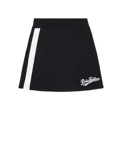 Dolce&Gabbana Детская флисовая юбка с принтом - Артикул: L5JIC1-G7PWH-B