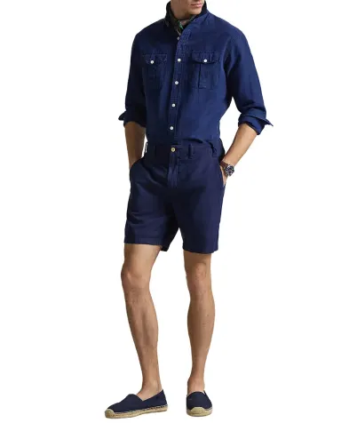 Polo Ralph Lauren Шорты из льна и хлопка - Артикул: 710741375503
