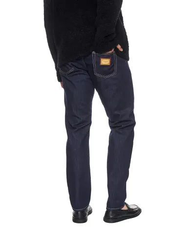 Dolce&Gabbana Джинси з логотипом - Артикул: GYJCCD-G8NI2