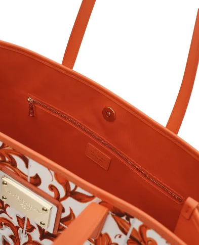 Dolce&Gabbana Сумка-тоут в принт Майолика - Артикул: BB2274-AP026