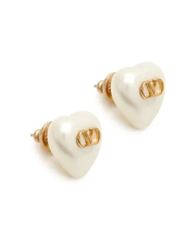 Valentino Серьги VLogo из жемчуга - Артикул: 9W2J0BM2UXM