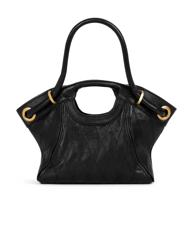 Balmain Сумка-тоут small из гладкой овечьей кожи - Артикул: HN1FD088LSP6