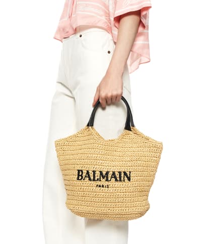 Balmain Сумка-тоут Mini - Артикул: HN1FA089TRAY