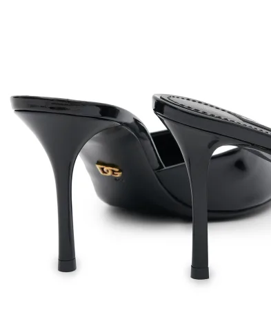 Dolce&Gabbana Мюлі Keira з лакованої шкіри - Артикул: CR2023-A1471
