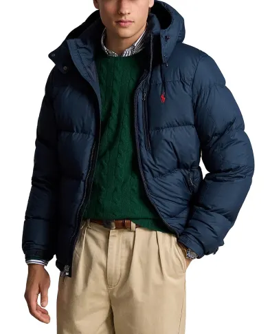 Polo Ralph Lauren Куртка пуховик с капюшоном Gorham Down - Артикул: 710968278003