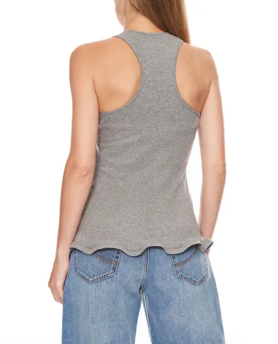 Stella McCartney Топ в рубчик - Артикул: 6J04553SQA51