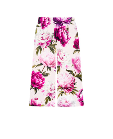 Dolce&Gabbana Детские брюки в цветочном принте (костюм) - Артикул: L5JPJ5-G7QWQ-B
