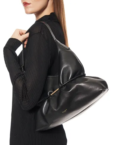 Balmain Сумка SPHYNX medium з овечої шкіри - Артикул: HN0DB094LNPH