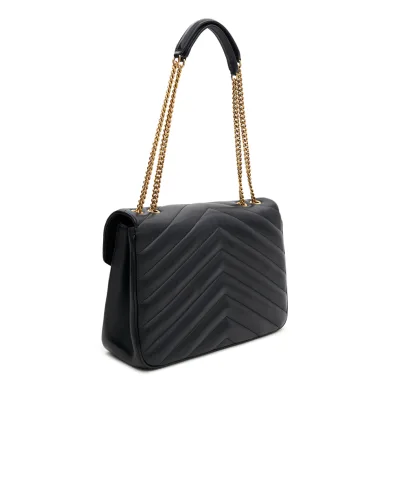 Saint Laurent Сумка из кожи Loulou Large - Артикул: 803541-AAEAX