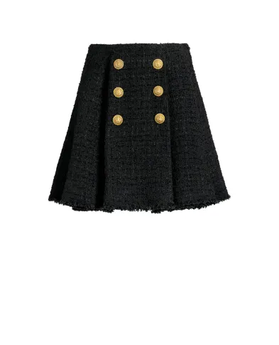 Balmain Спідниця з твіду - Артикул: HF1LA680XM07