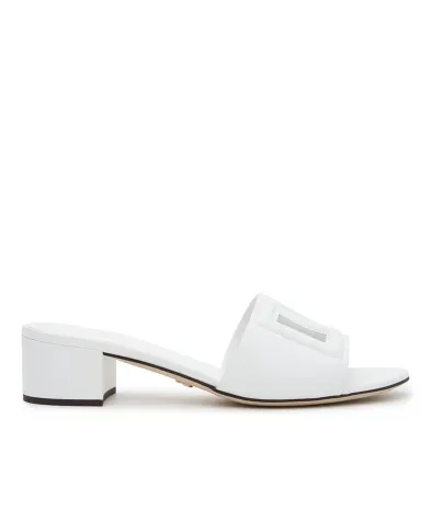 Dolce&Gabbana Мюлі з телячої шкіри - Артикул: CR1755-AY329