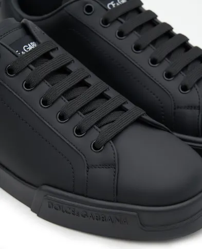 Dolce&Gabbana Кеди Portofino зі шкіри - Артикул: CS2332-A1065