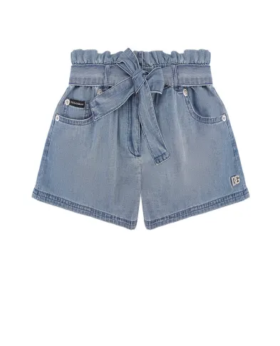 Dolce&Gabbana Детские джинсовые шорты - Артикул: L53Q32-LDD07-B