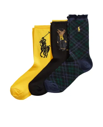 Polo Ralph Lauren Носки Polo Bear (3 пары) - Артикул: 455982965001