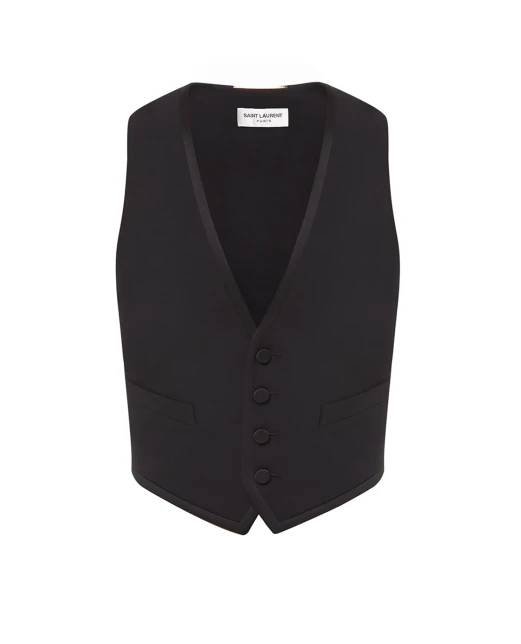 Saint Laurent Вовняний жилет - Артикул: 647510-Y512W