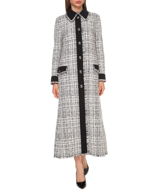 Dolce&Gabbana Твідове пальто - Артикул: F0AA5T-FMMFT