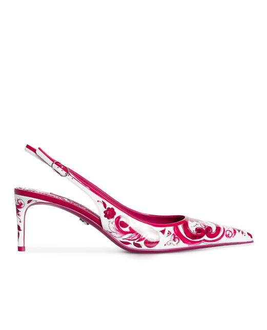 Dolce&Gabbana Шкіряні слінгбеки Sling Back - Артикул: CG0639-AI412
