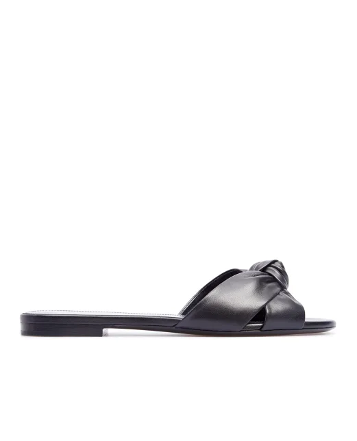 Saint Laurent Кожаные мюли Bianca - Артикул: 633961-1N800