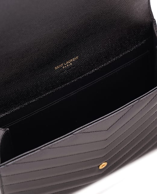 Saint Laurent Шкіряний клатч Cassandre - Артикул: 617662-BOW01