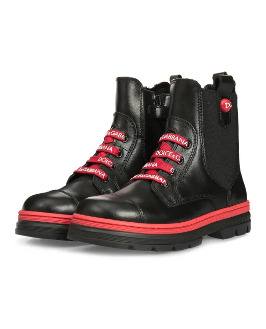Dolce&Gabbana Дитячі шкіряні черевики - Артикул: D10969-A1889-L
