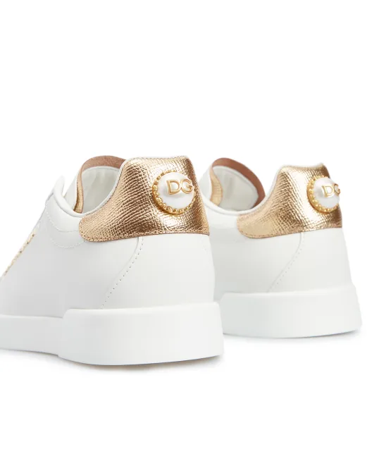 Dolce&Gabbana Кеди Portofino зі шкіри - Артикул: CK1602-AN298
