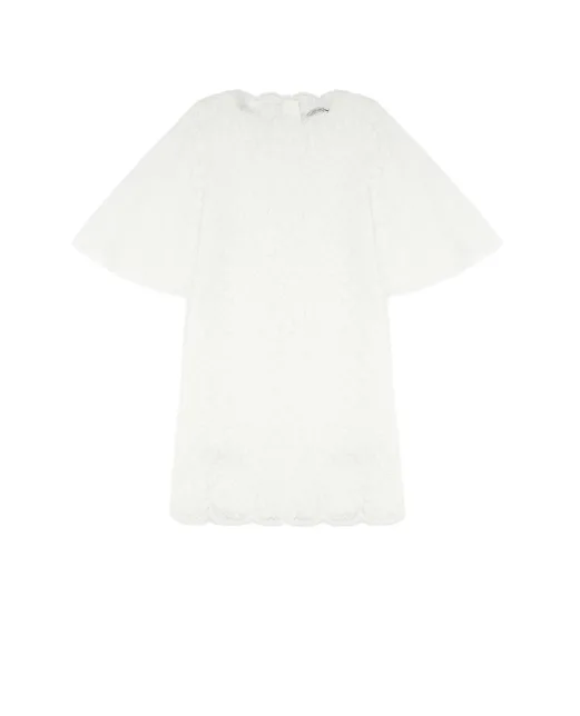 Dolce&Gabbana Детское кружевное платье - Артикул: L59D66-G7TQD-B