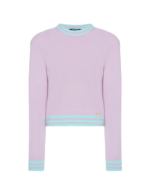 Balmain Вовняний джемпер - Артикул: VF13120K240