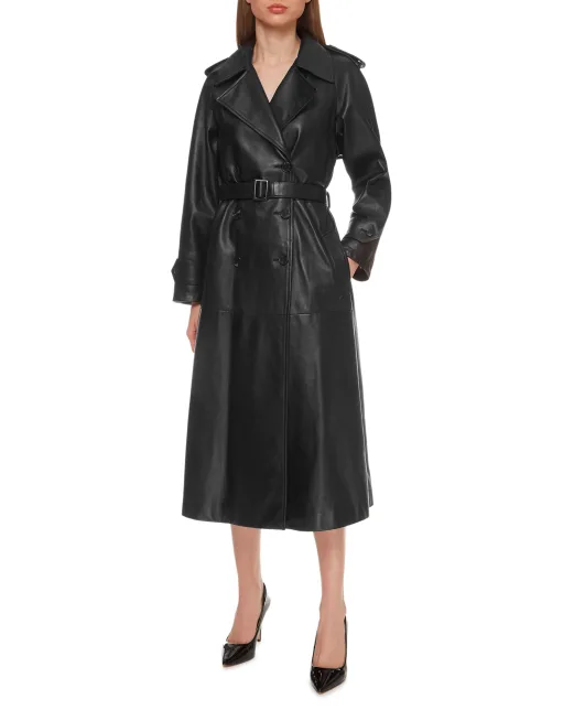 Dolce&Gabbana Шкіряний тренч - Артикул: F0A15L-HULJ7