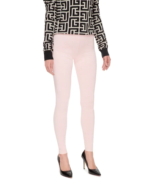 Balmain Вовняні легінси - Артикул: YF1PD005KB02