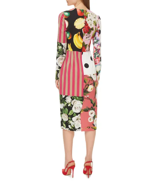 Dolce&Gabbana Шовкова сукня - Артикул: F6K8AT-GDX86