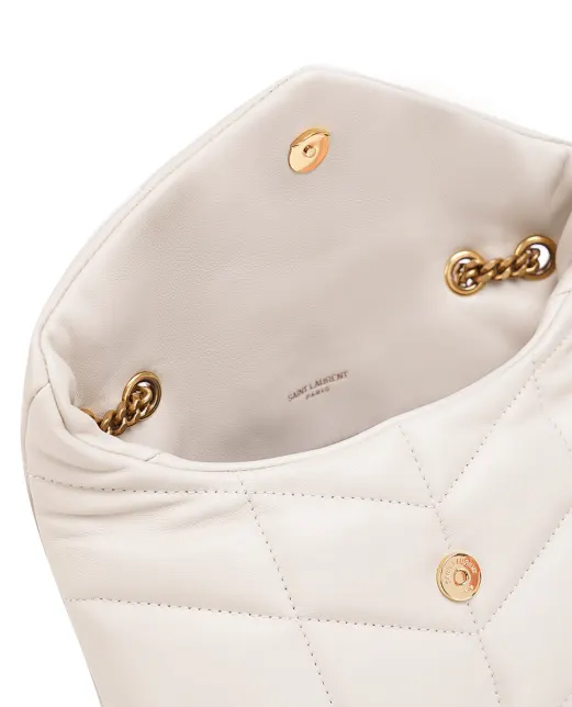 Saint Laurent Шкіряна сумка Loulou Puffer Toy - Артикул: 759337-1EL07