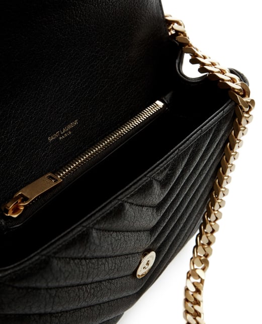 Saint Laurent Шкіряна сумка College Medium - Артикул: 600279-BRM07-