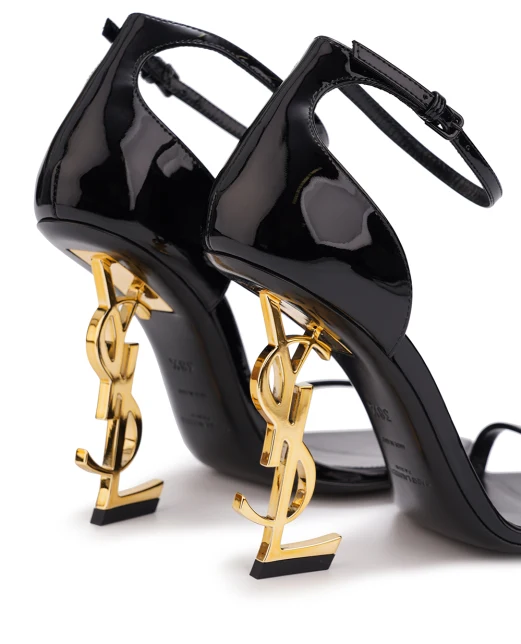 Saint Laurent Шкіряні босоніжки Opyum - Артикул: 557662-1TV1A