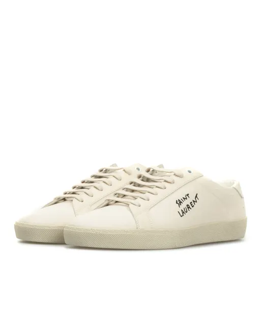 Saint Laurent Сникеры Court Classic - Артикул: 611106-GUP10