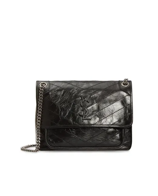 Saint Laurent Шкіряна сумка Niki Medium - Артикул: 633158-0EN04-
