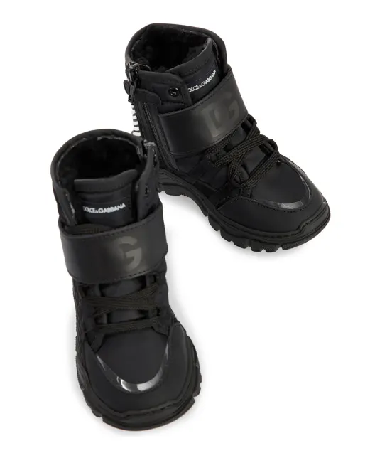 Dolce&Gabbana Детские хайтопы - Артикул: DA0984-AO555-M