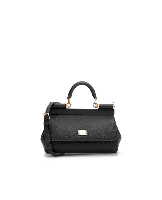 Dolce&Gabbana Кожаная сумка Sicily Small - Артикул: BB7116-B1001