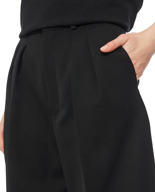 Saint Laurent Вовняні шорти-бермуди - Артикул: 832489-Y7E63