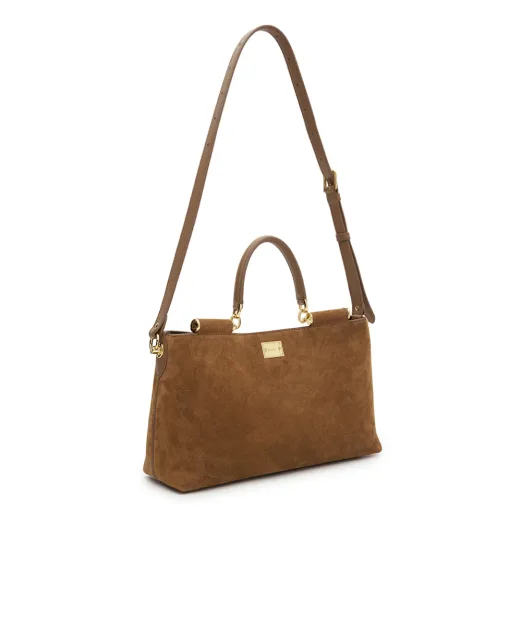 Dolce&Gabbana Сумка Vittoria из телячьей замши - Артикул: BB7896-A0775