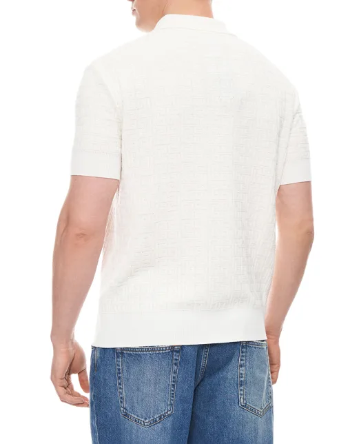 Balmain Поло из шерсти и льна - Артикул: GH1GB044KI03