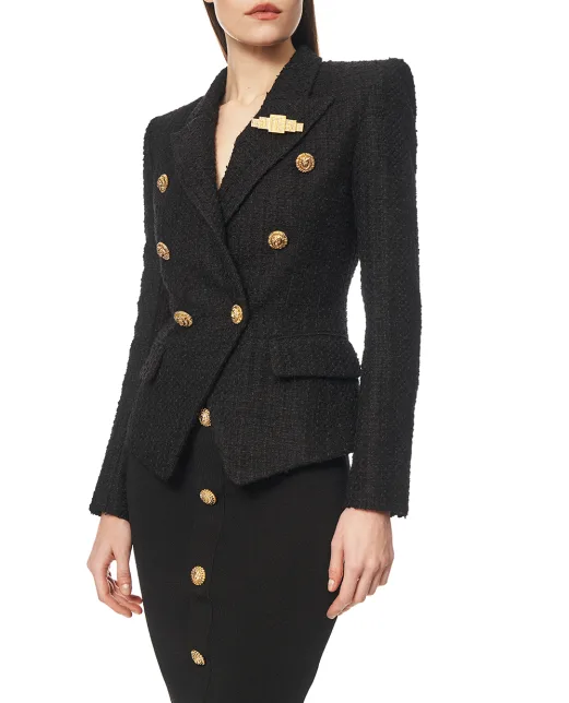 Balmain Пиджак из твида - Артикул: GF1SI505XL81