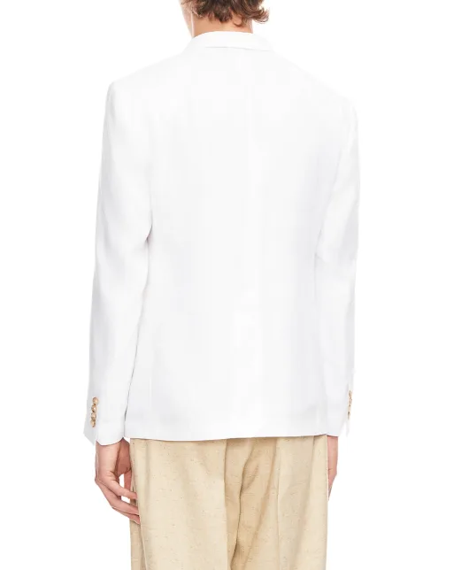 Dolce&Gabbana Пиджак двубортный из льна - Артикул: G2NW1T-GK326