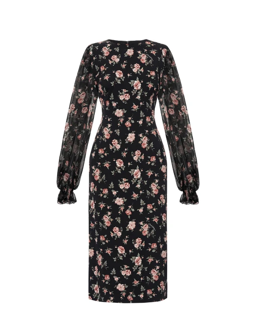 Dolce&Gabbana Сукня з принтом із шовку - Артикул: F611DT-FSA8C