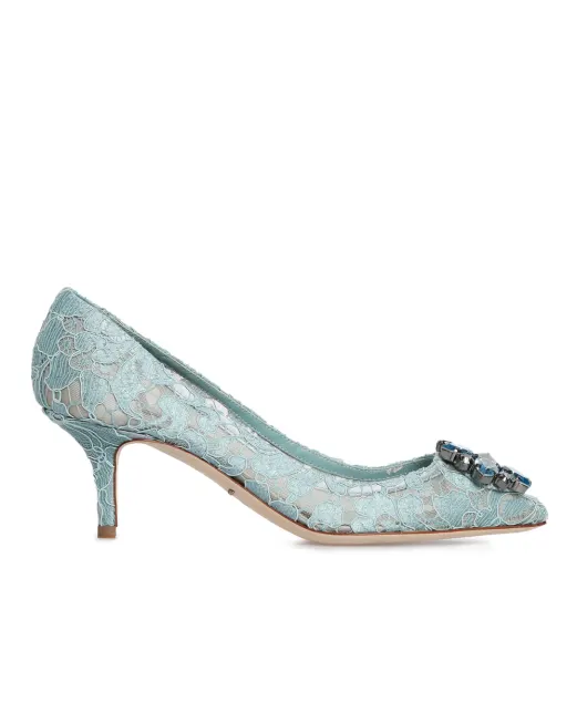 Dolce&Gabbana Мереживні човники Rainbow Lace - Артикул: CD0066-AL198